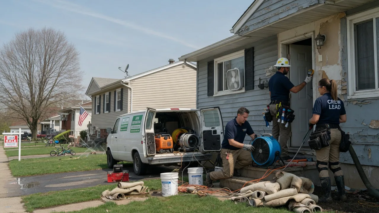 Flood Cleanup in Byron, IL near me